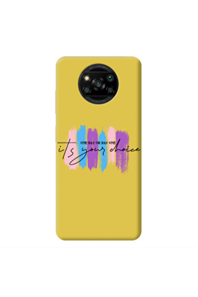 Other Xiaomi Poco X3 /X3 Pro One Day Or Day One Yellow Colored Silicone TPU Θήκη