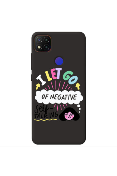 Other Xiaomi Redmi 9c Let go Self talking Black Colored Silicone TPU Θήκη