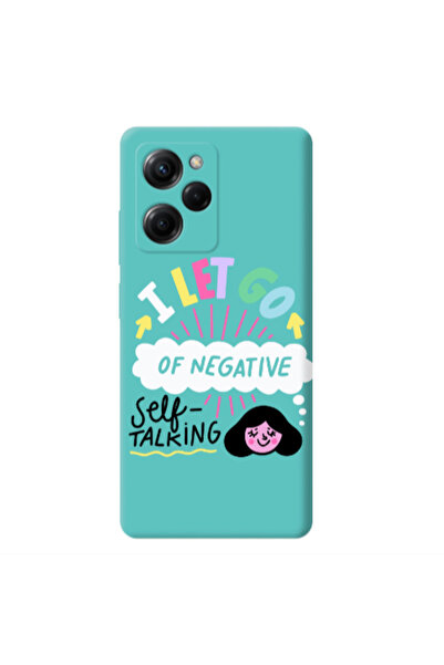 Other Xiaomi Poco X5 Pro Let go Self talking Turquoise Colored Silicone TPU Θήκη