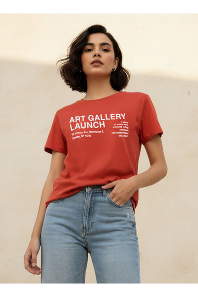 FAV Cotton T-shirt with Graphic Print