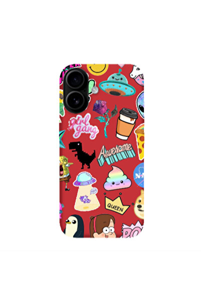 Other Apple Iphone 16 plus Cartoon queen Red Colored Silicone TPU Θήκη