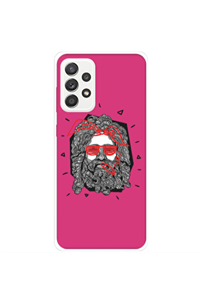 Other Samsung A52 Cool glasses Fuchsia Colored Silicone TPU Θήκη