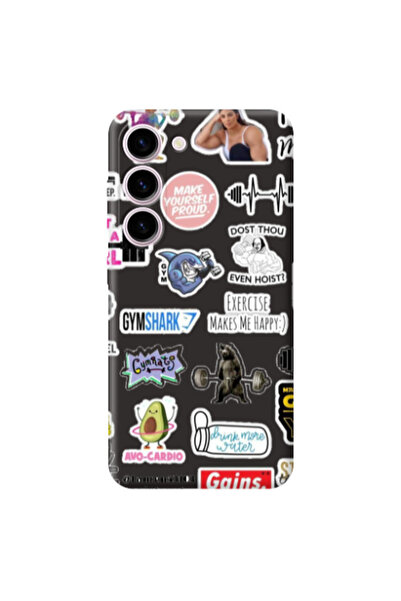 Other Samsung S23 Plus Mixed up 2 Black Colored Silicone TPU Θήκη