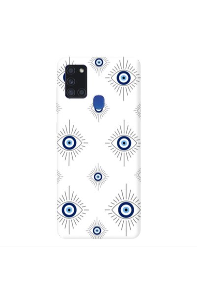 Other Samsung A21S Bright eye Black Colored Silicone TPU Θήκη
