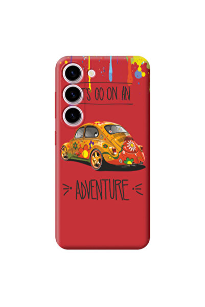 Other Samsung S23 Plus Adventure Red Colored Silicone TPU Θήκη