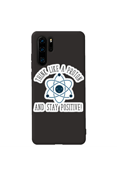 Other Huawei P30 Pro Positive Black Colored Silicone TPU Θήκη