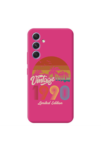 Other Samsung A54 Vintage Fuchsia Colored Silicone TPU Θήκη