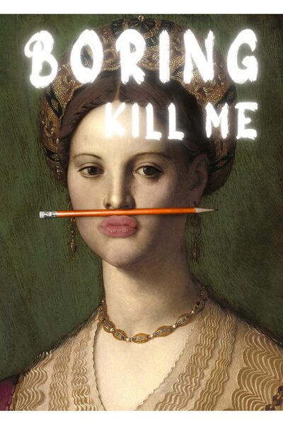 INNOVI Boring Kill Me Canvas