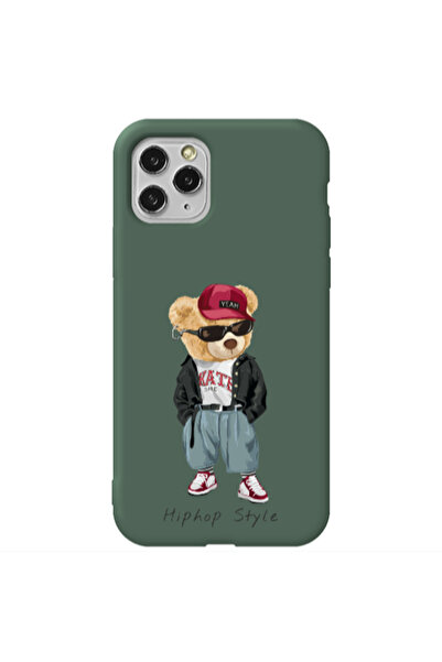 Other Apple iPhone 11 Pro Max Hip hop style Dark Green Colored Silicone TPU Θήκη