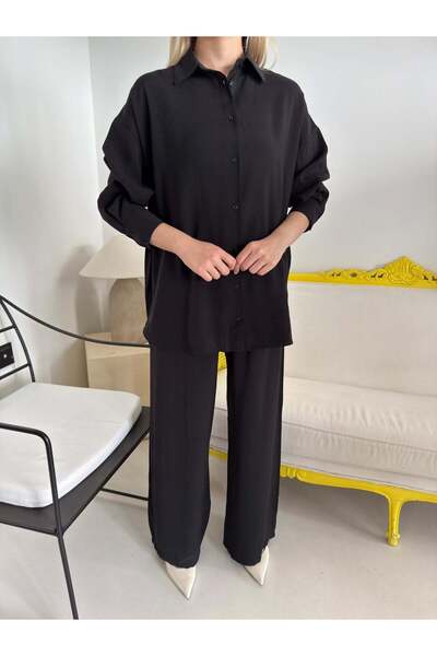 Bade Butik Black Sofia Shirt Pants