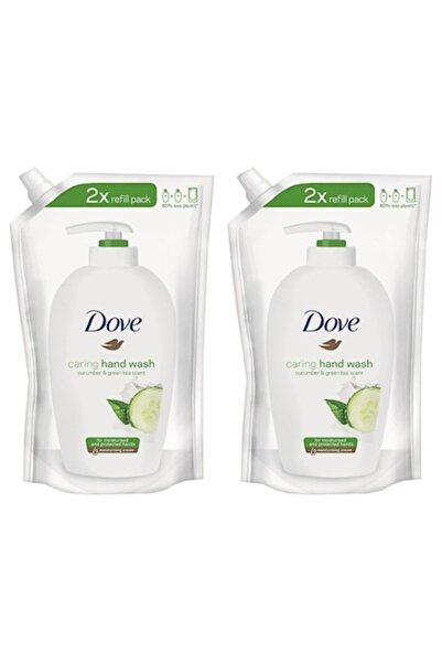 Dove Pachet de 2 x Rezerve de Săpun Lichid Go Fresh, Castravete și Ceai Verde...