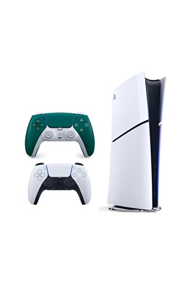 Sony Playstation 5 Slim dijital 1TB + 2.kol Dualsense Alpine Green ( İthalatç...
