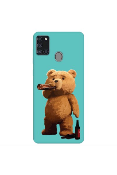 Other Samsung A21S Beer Time Turquoise Colored Silicone TPU Θήκη
