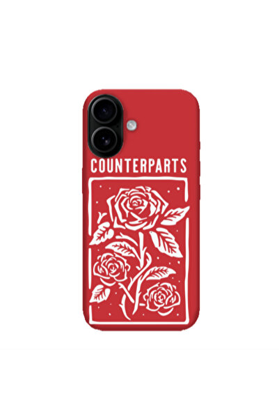 Other Apple Iphone 16 plus Counterparts Red Colored Silicone TPU Θήκη