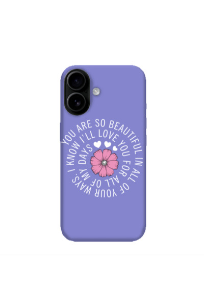 Other Apple Iphone 16 plus Your Ways Purple Colored Silicone TPU Θήκη