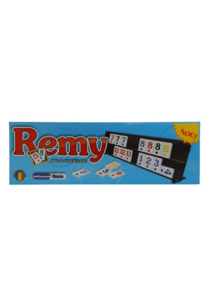 REMY Set complet de joc Rummy cu tablouri, piese și suporturi – Joc de societ...