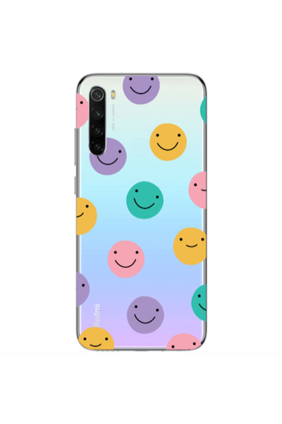 Other Xiaomi Redmi Note 8 Colorful smiles Transparent Silicone TPU Θήκη