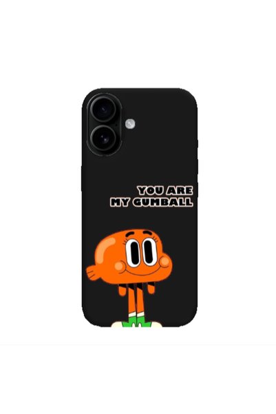 Other Apple Iphone 16 plus You are my gumball Black Colored Silicone TPU Θήκη