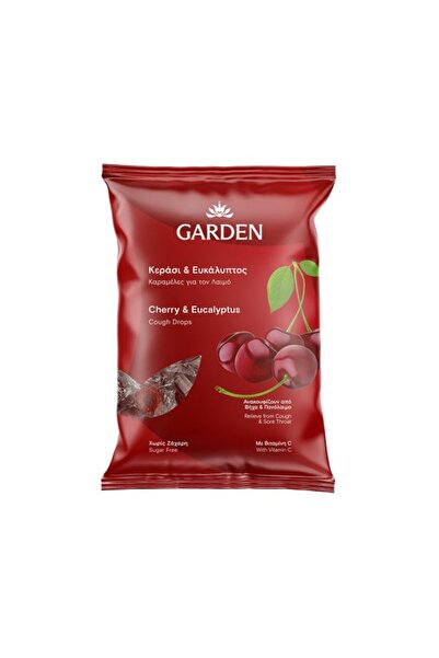 Garden | Καραμέλες για τον Βήχα και τον Πονόλαιμο με Κεράσι &amp; Ευκάλυπτο |...