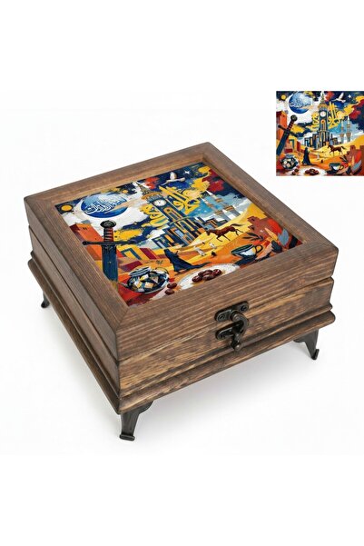 sharp&art Exclusive to Saudi Arabia: 10 Different Pictures and Icons, Wooden ...