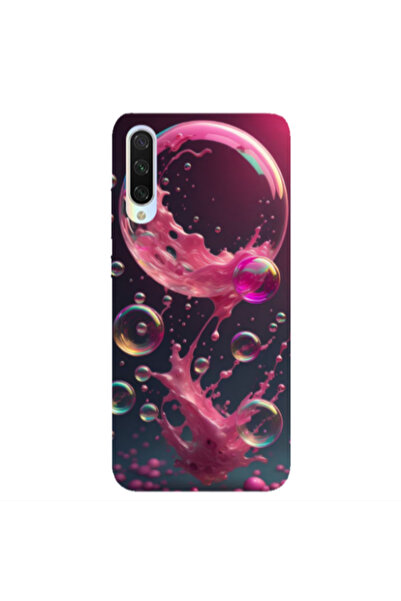 Other Xiaomi Mi 9 Lite Pink balloon Transparent Silicone TPU Θήκη