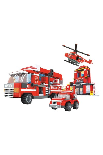 Z Store Set de construcție Stație de pompieri – 709 piese