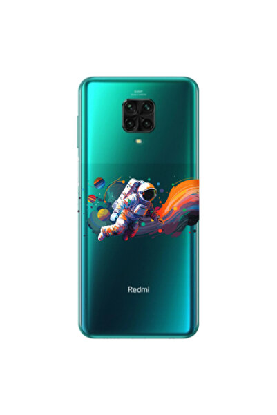 Other Xiaomi Redmi Note 9S Rainbow Space Transparent Silicone TPU Θήκη