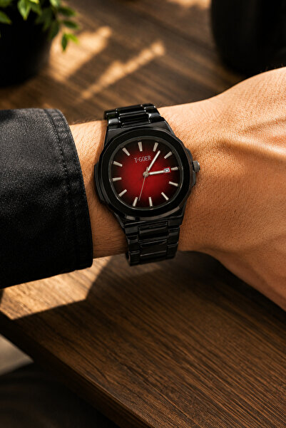 laria jewelry Black Men's Wristwatch with Calendar