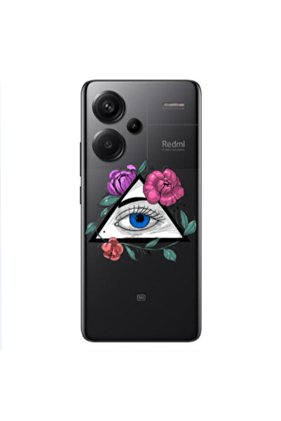 Other Xiaomi Redmi Note 13 Pro+ 5G Eye and flower Transparent Silicone TPU Θήκη