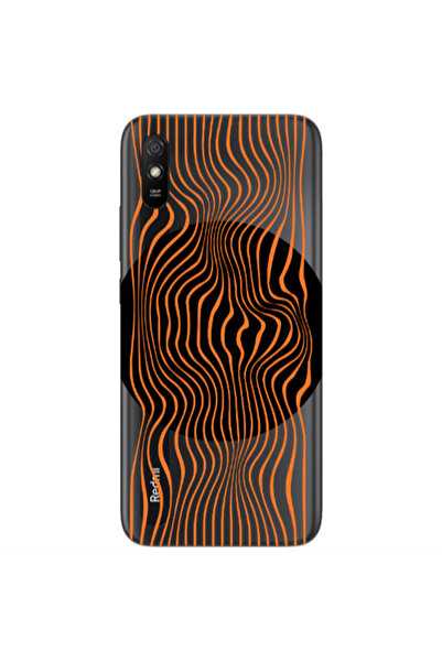Other Xiaomi Redmi 9A Trapezoidal lines Transparent Silicone TPU Θήκη