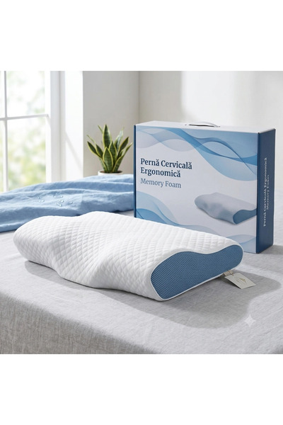 Somnia Orthopedic cervical pillow, 3D Air Mesh, Polyester, white, 30 x 50 cm