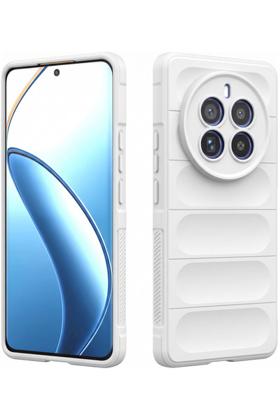 Rivor Realme 12 5G & Realme 12 Plus Uyumlu Kılıf Kamera Korumalı Parmak İzi B...