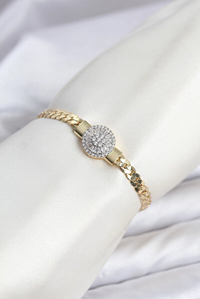 Generic Brand سوار نسائي من سلسلة Ezme Chain موديل Zircon Stone VIP