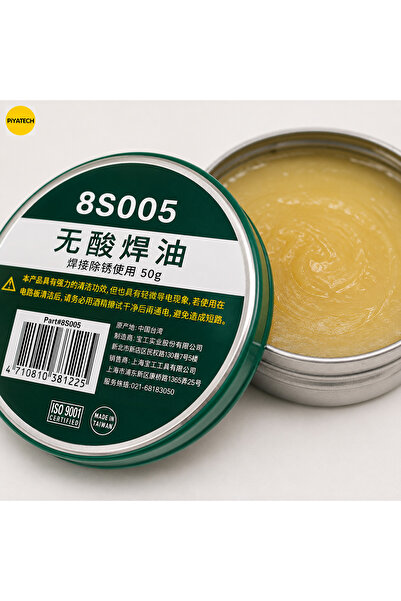PİYATECH 8S005 Profesyonel Lehim Pastası 50 Gr Kalaylama Ve Lehim Flux