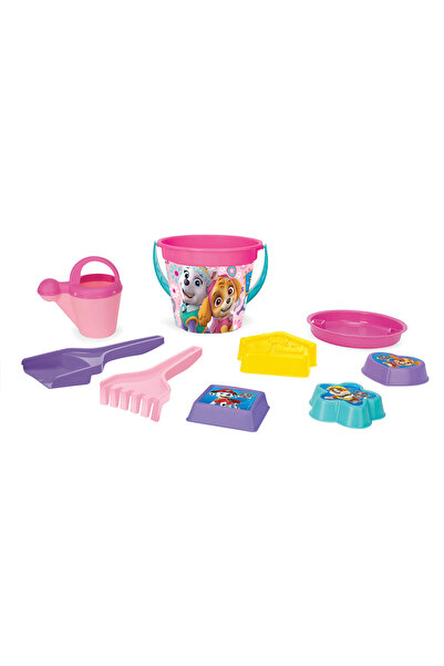 Wader Set jucarii nisip Paw Patrol, Wader, 9 accesorii, Plastic, Multicolor