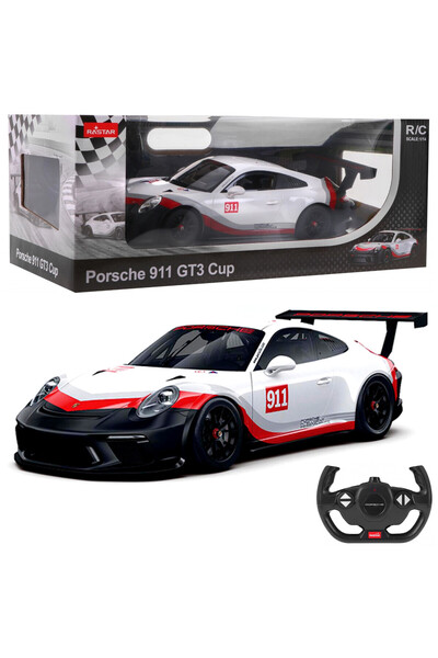 Rastar Mașină R/C cu telecomandă, Rastar, Porsche 911 GT3 CUP, 1:14, 32.7x14....