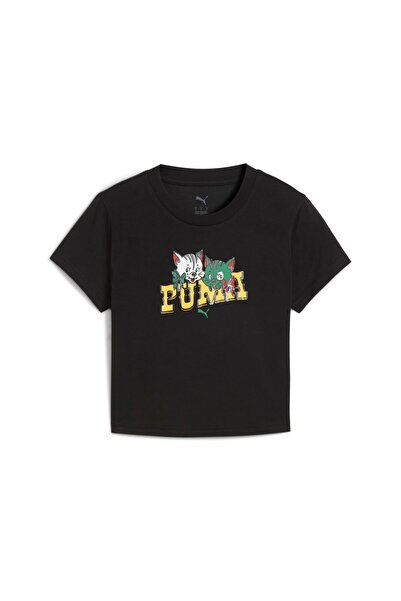 Puma تي شيرت نسائي من GRAPHIC KITTEN Baby