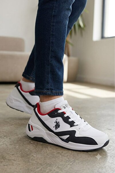 U.S. Polo Assn. Men's White Sports Shoes