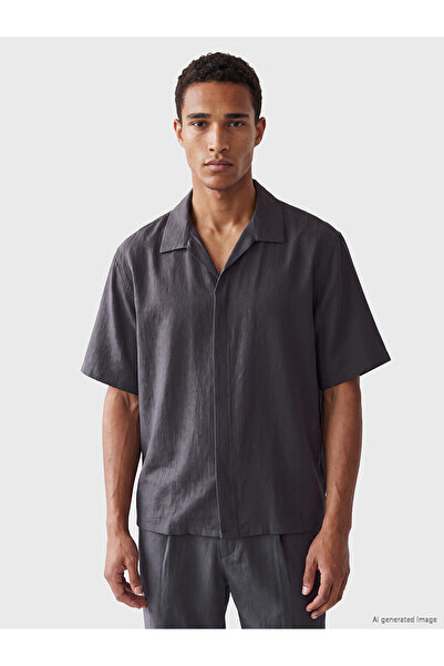 LC Waikiki Nevavm Farkıyla Relax Fit Resort Collar Men's Shirt