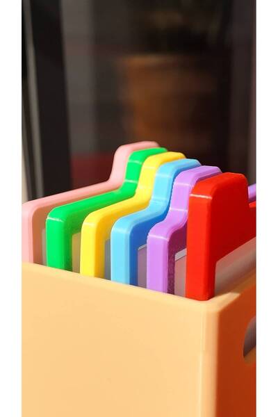 Pocket People Mini Photo Storage Box - 6 Compartment Photo Organizer - Mini Photo Collection Box - Organizing Box