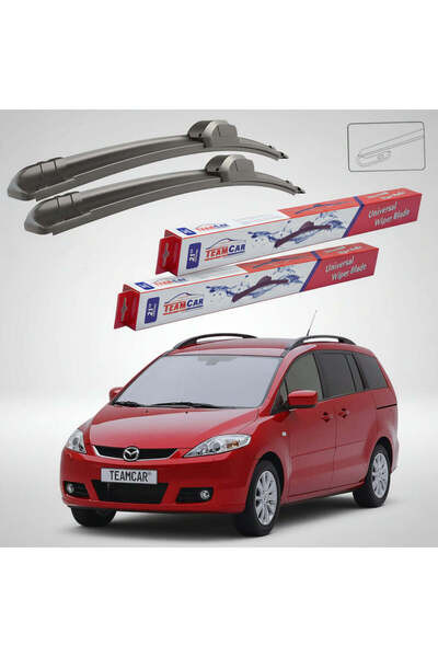 TEAMCAR Lamele ștergătoare de parbriz Mazda 5 CR 2005-2008 |   Set plat front...
