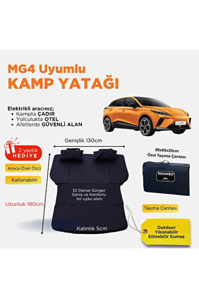 woinbo MG4 Uyumlu Araç Kamp Yatağı