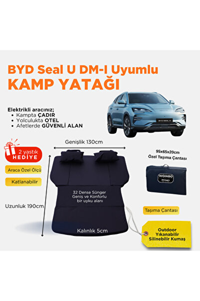 woinbo BYD SEAL U DM-I Uyumlu Araç Kamp Yatağı