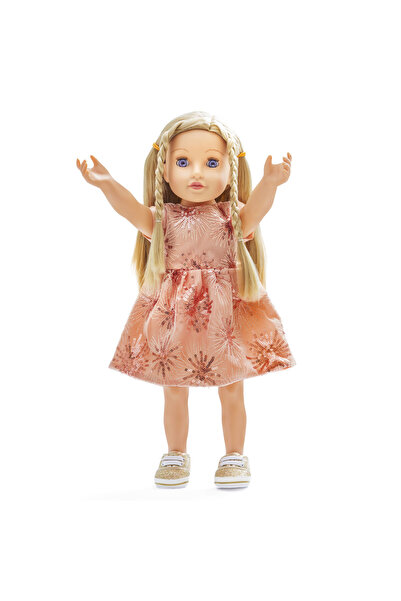 Heless Ținută de jucărie Rochie auriu roz 2230