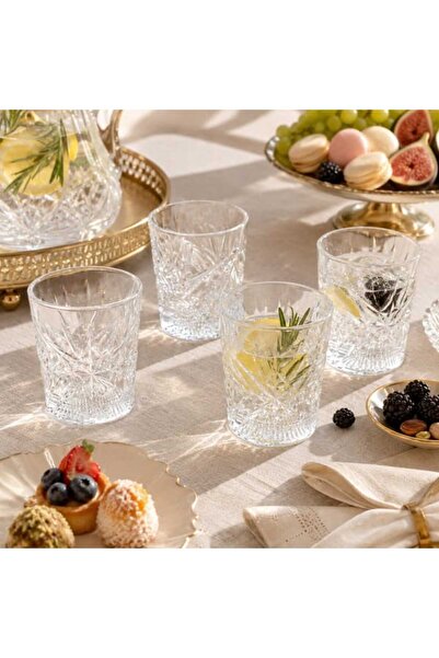 Paşabahçe Cielo 4'lü Meşrubat ve Su Bardağı - Şeffaf - 100 ml