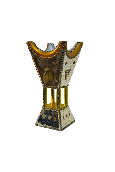 Generic Bakhoor Burner (Gold) for Home, Majlis & Offices | Arabic Fragrance h...