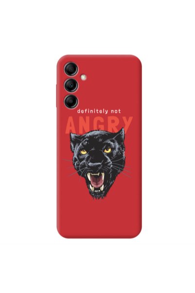 Other Samsung A14 5G Pointed teeth Red Colored Silicone TPU Θήκη