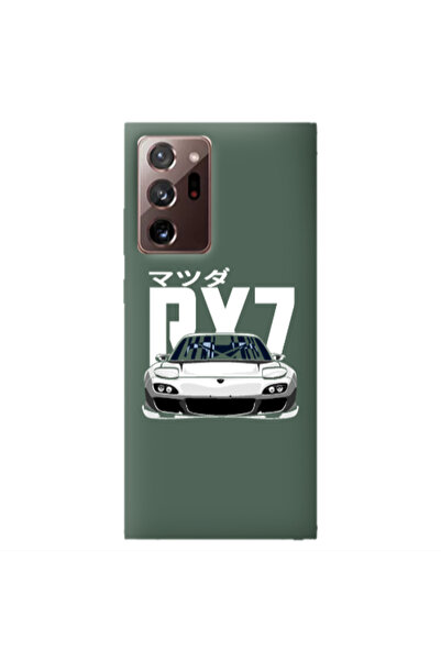 Other Samsung Note 20 Plus Car Rx7 Dark Green Colored Silicone TPU Θήκη