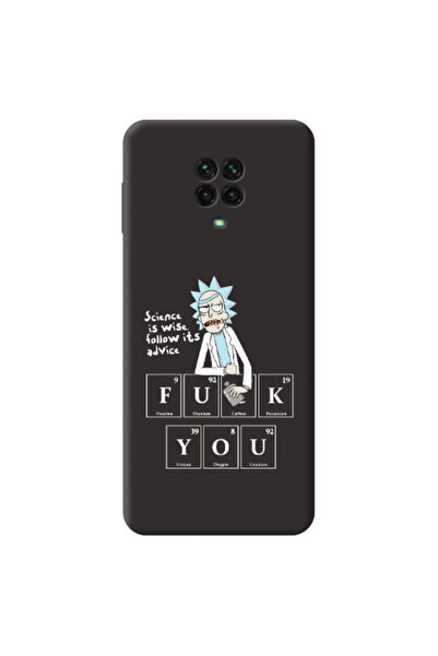 Other Xiaomi Redmi Note 9 Pro Rick Scince is wise Black Colored Silicone TPU ...