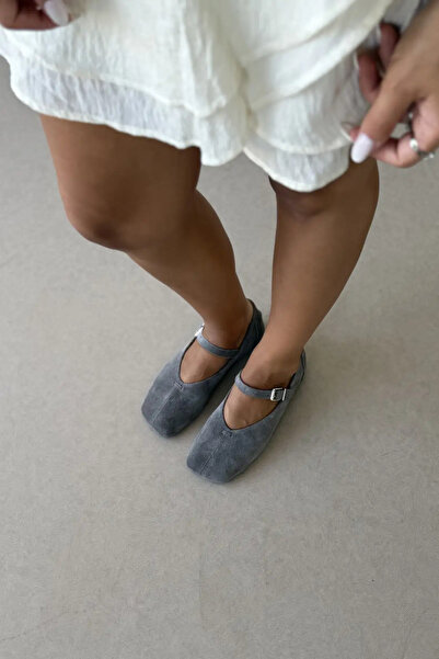 Banksy Mendy Real Leather Ballet Flats 3cm Hidden Heels